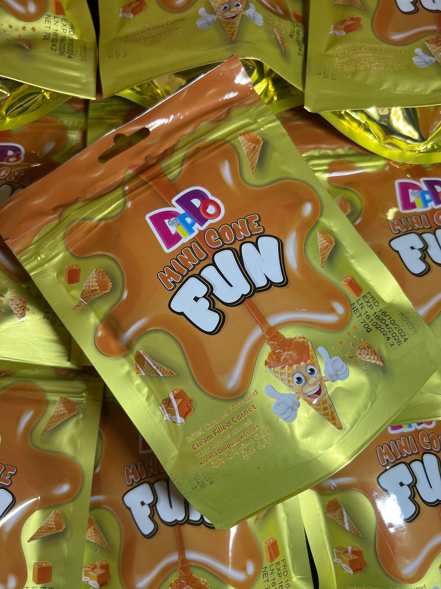 DIPPO - Mini cône caramel beurre salé