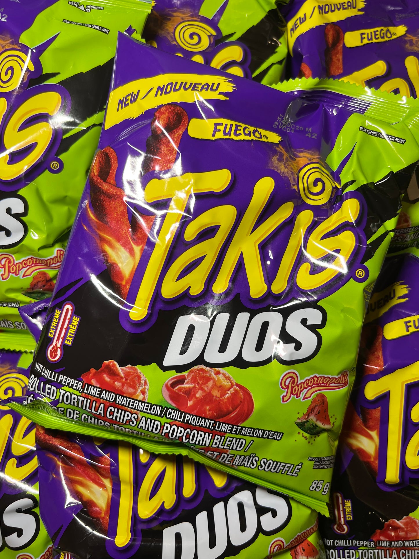 TAKIS x POPCORNOPOLIS - Takis Fuego & Pop-Corn Pastèque