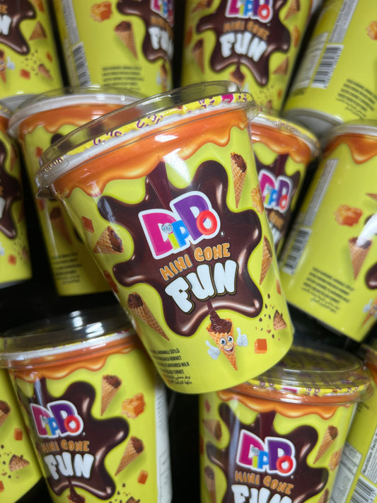 DIPPO - Mini cône caramel