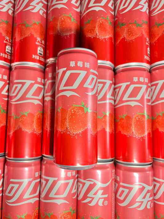 COCA-COLA Chine - Fraise