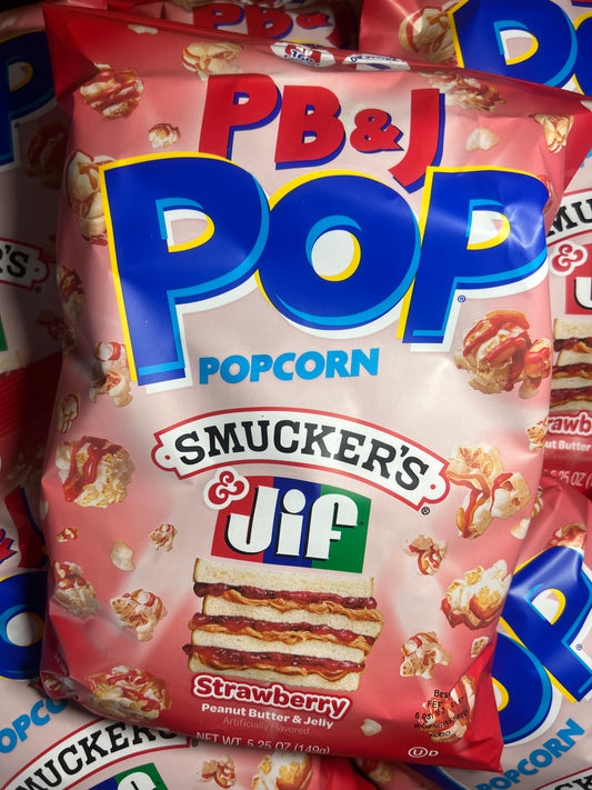 COOKIE POP - Pop-Corn Peanut Butter & Jelly Strawberry