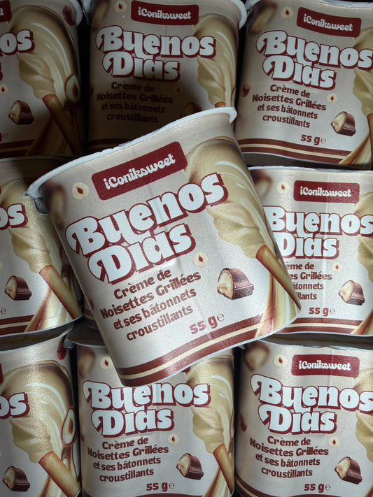 ICONIKSWEET - Bâtonnets croustillants & Crème Noisette Bueno