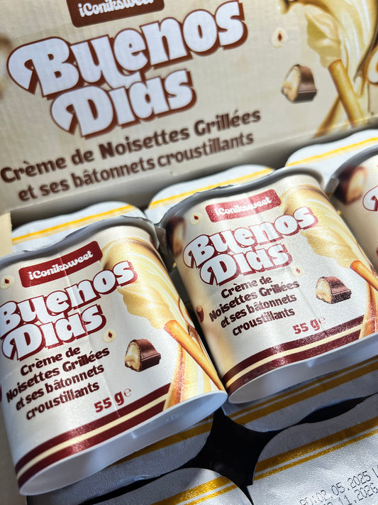 ICONIKSWEET - Bâtonnets croustillants & Crème Noisette Bueno